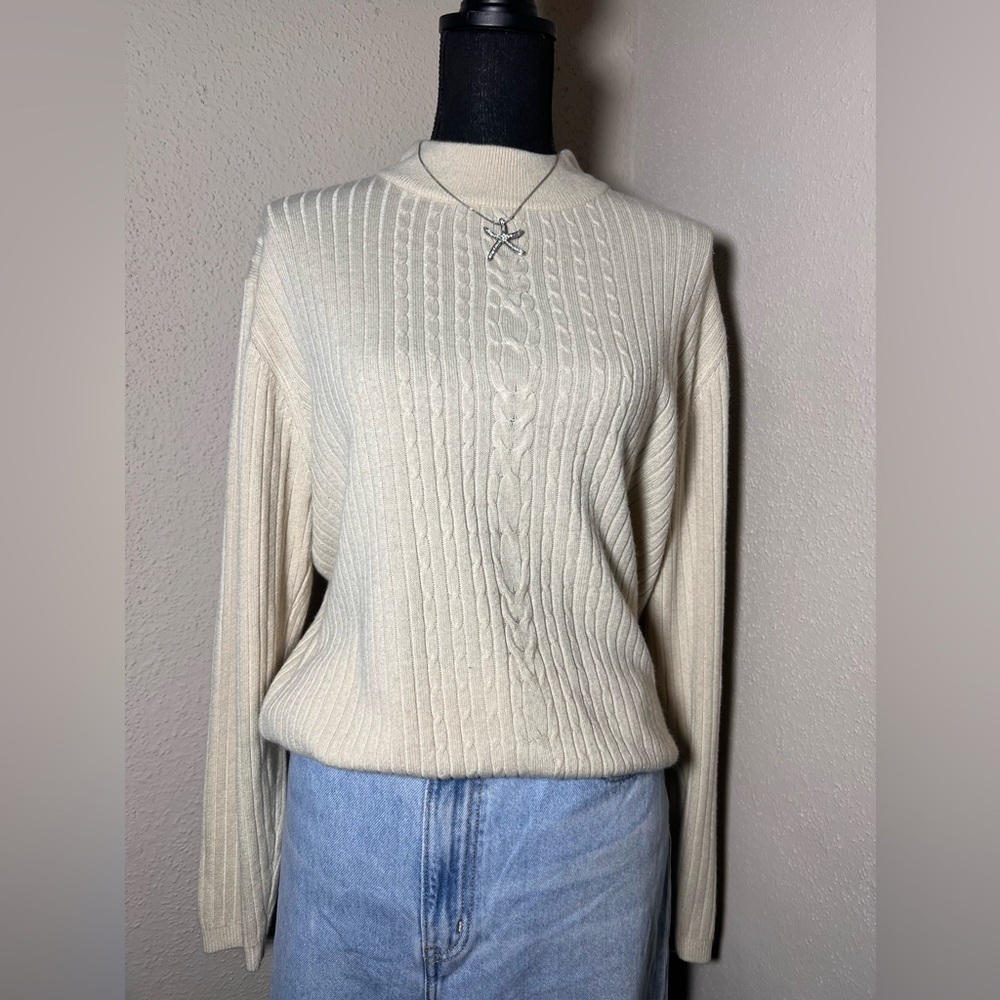 Carolyn Taylor Cable knit Top BOGO